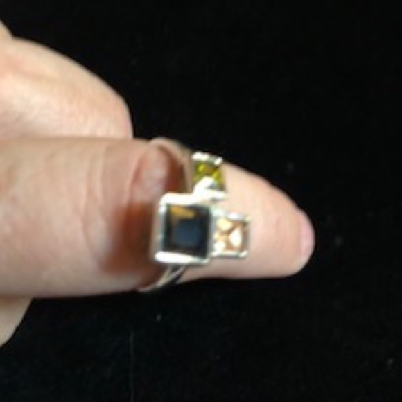 Sterling Silver Amber Ring *NWT* - Picture 2 of 5